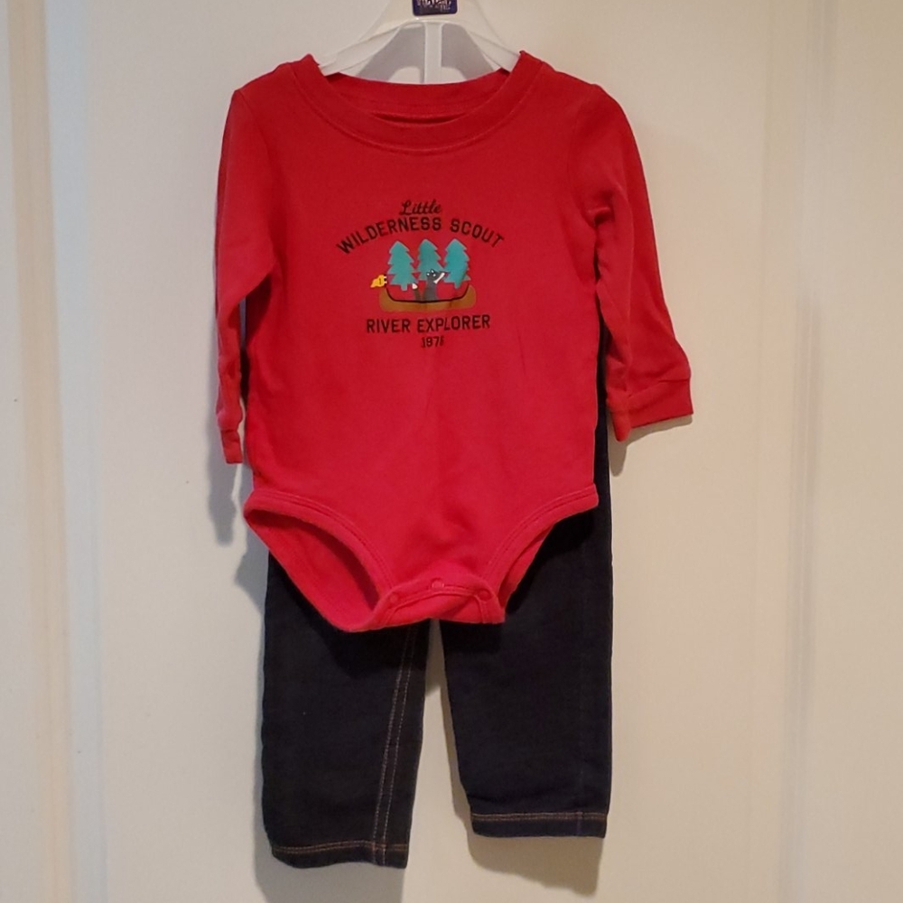Wilderness Scout Tee with Soft Jean Look Pants